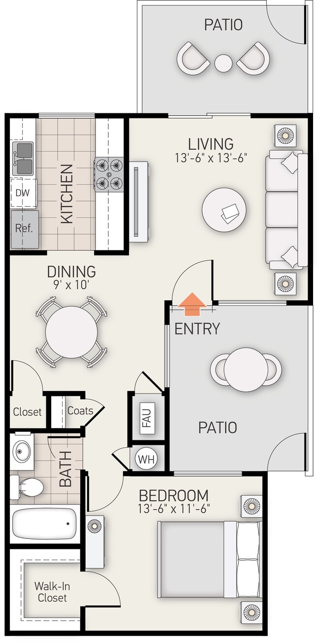 Floorplan - Woodbridge Villas Apartment Homes