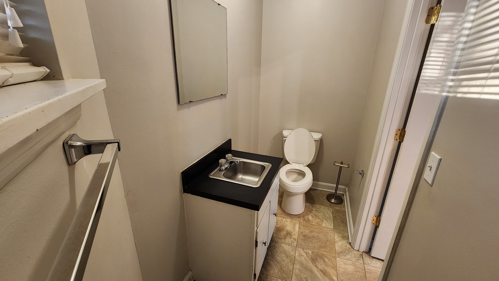 Half bath upstairs - 735 Germantown Cir