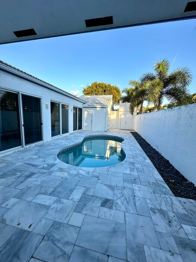 View from master bedroom - 3656 Mykonos Ct