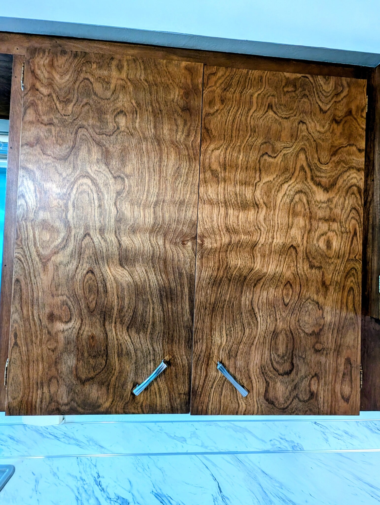 custom cherry cabinets, book matched - 2575 Yew Street Rd