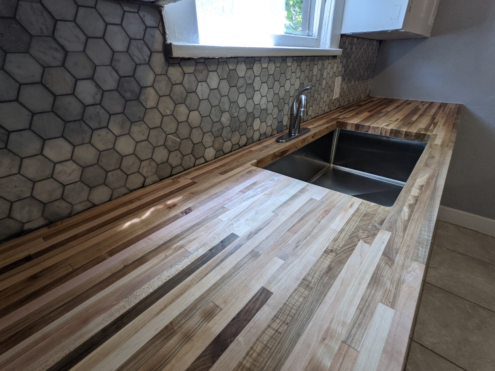Butcher block counter tops - 529 NW 32nd St