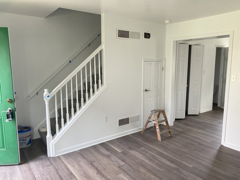Living Room and Stairs - 747 Union St