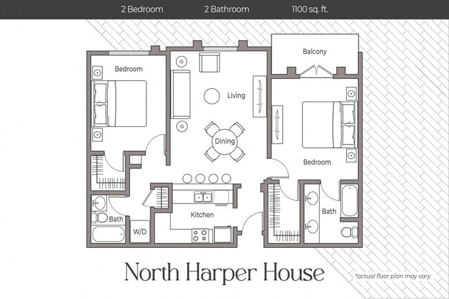 Floorplan - North Harper House