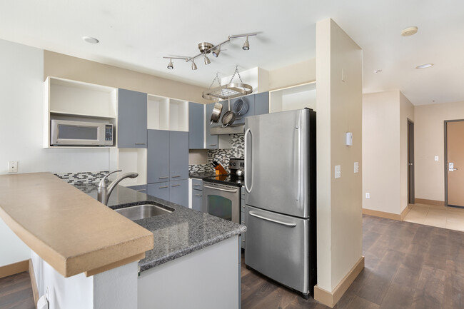 Kitchen with pot rack - 2440 Western Ave