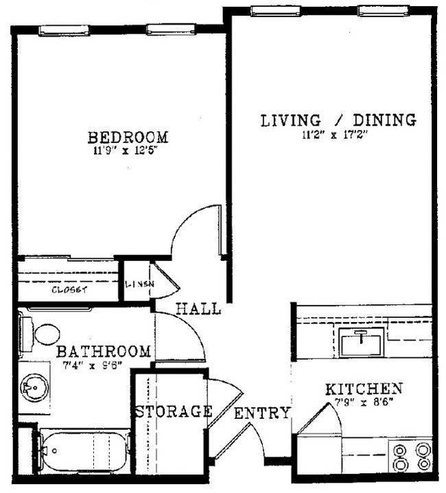 1BR/1BA - Quail Hollow