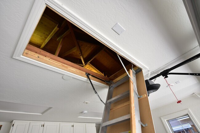 Storage above garage - 1287 Westwood St