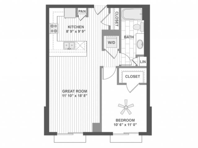 Floorplan - AMLI Evanston
