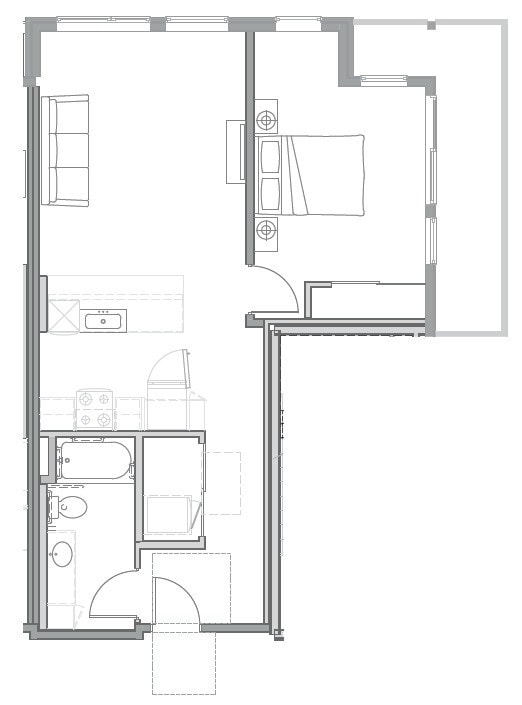 Floorplan - Uptown at Kirkland Urban
