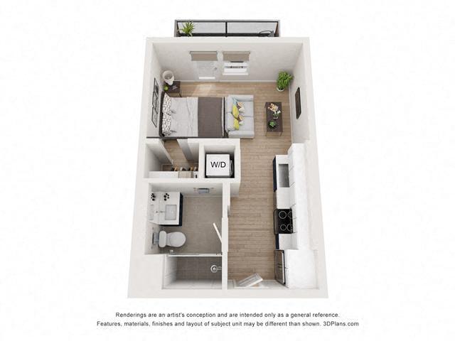 Floorplan - Evani 3223 Wilshire