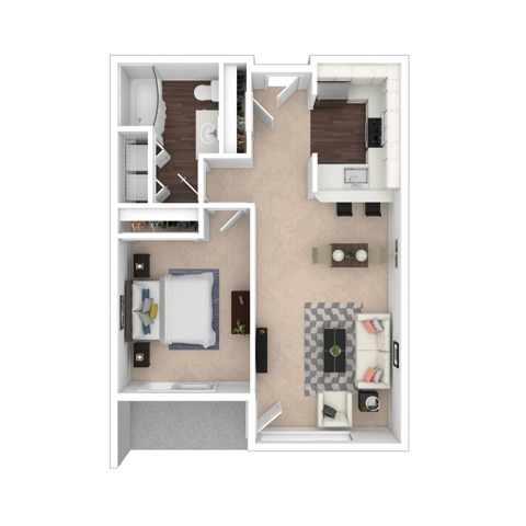 Floorplan - 5819 Glisan Apartments