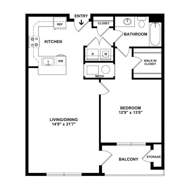 Floorplan - Elms Shady Grove