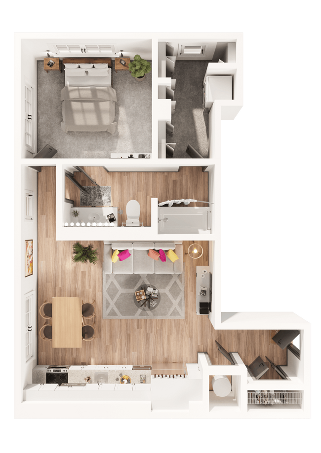 Floorplan - Arapahoe Square Apartments