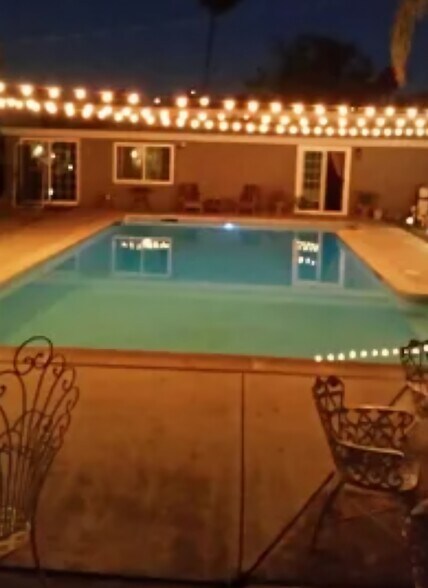 Pool at night - 950 Barrett Ave