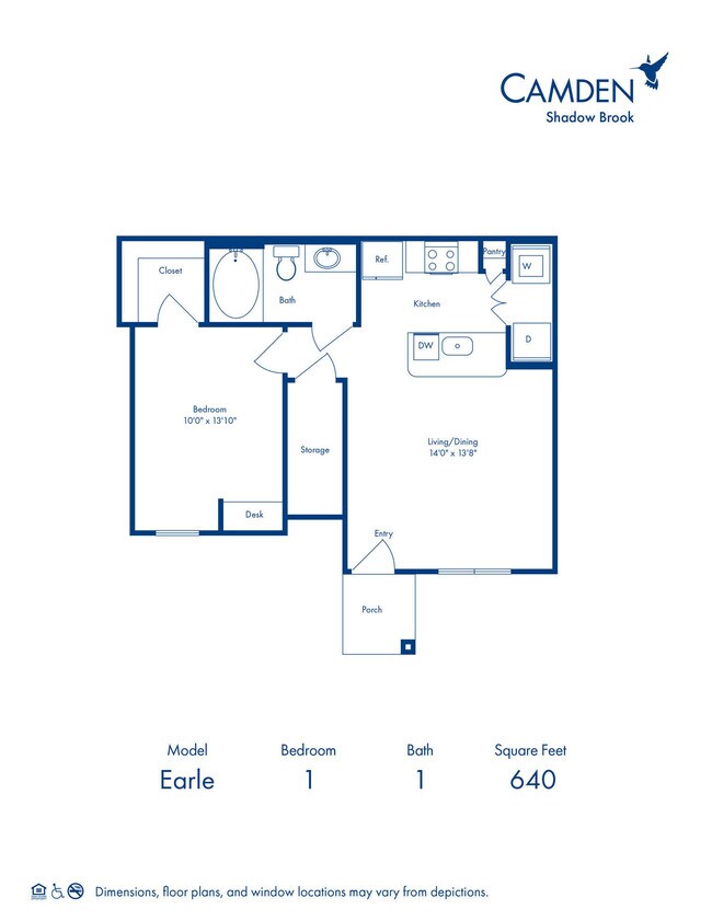 Floorplan - Camden Shadow Brook