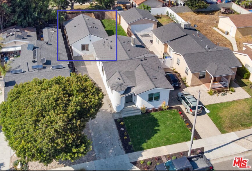 Aerial View - ADU is at rear of property - 4919 W 136th St