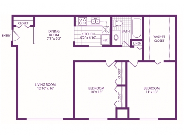 Floorplan - Midtown Square Apartments