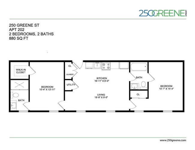 Floorplan - 250 Greene St