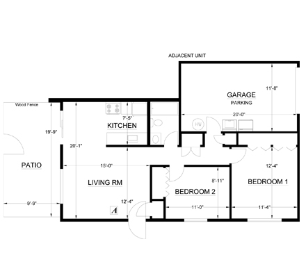 2BR/1BA - Union North Apartments