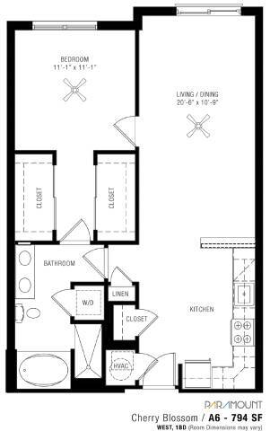 Floorplan - Paramount & Majestic at Spectrum Town Center