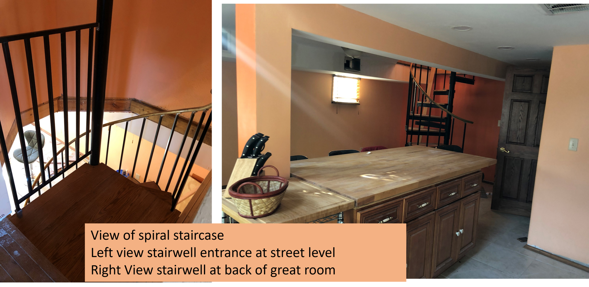 Street and Lake Level View of Stairwell - 9031 E Circle Dr S