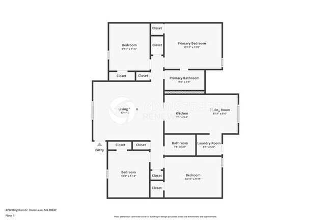 Building Photo - 4 Bedroom Pet-Friendly Home in Horn Lake, MS with Main Street Renewal