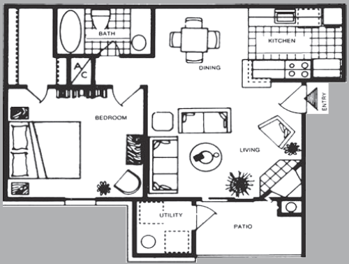 Floorplan - Century Park Apartments