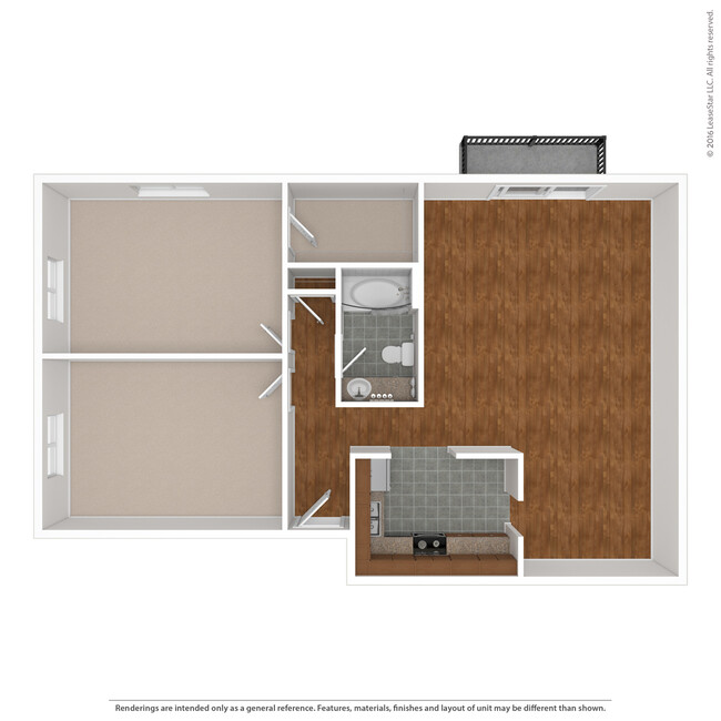 Floorplan - Saratoga Garden Apartments