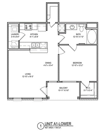 Floorplan - Audubon Park Apartment Homes