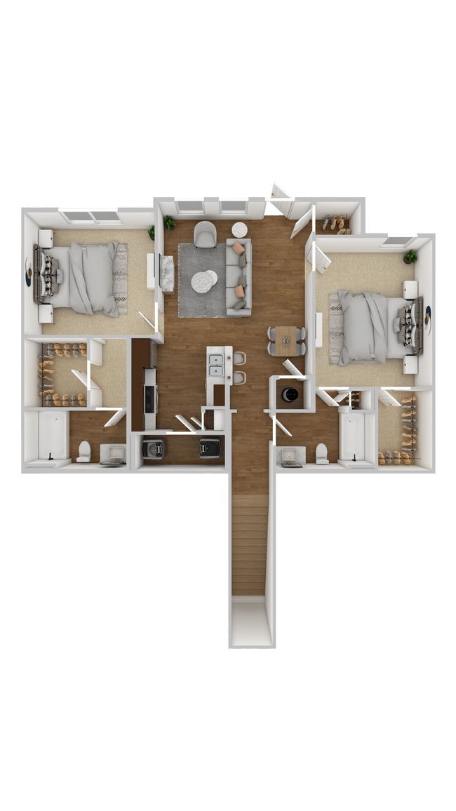 Floorplan - The Retreat Apartment Homes