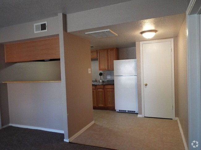 Living room/Kitchen - Santa Fe Apartments