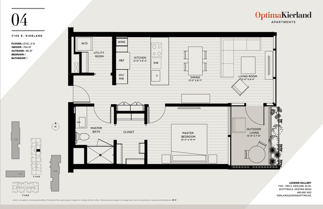 Floorplan - Optima Kierland Apartments