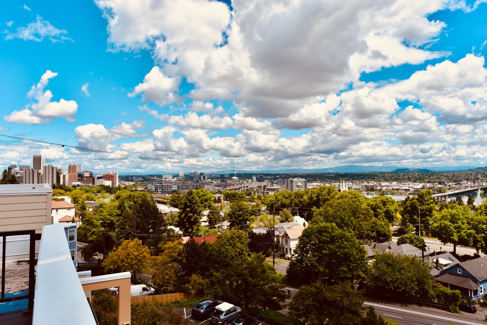 View from the Patio - 3515 SW Barbur Blvd