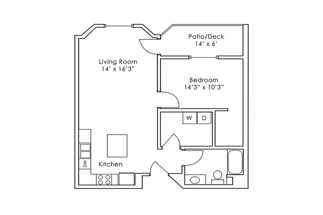 Floorplan - The Meadows Apartments