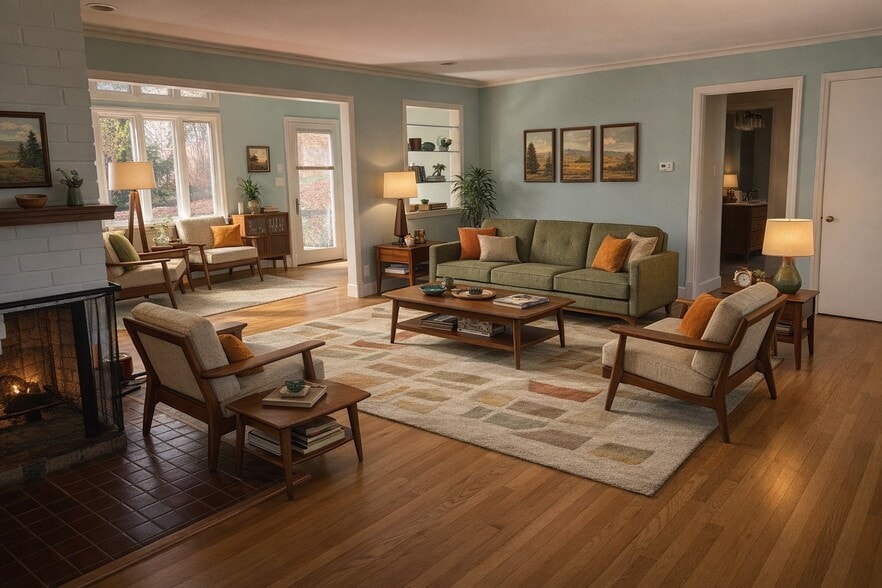 Living room - 3707 Manton Dr