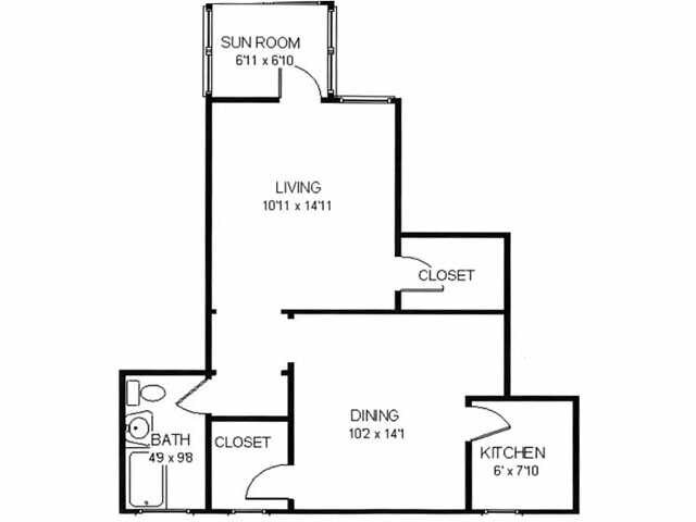 Floorplan - 425-431 N. Humphrey Ave.