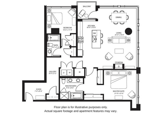 Floorplan - The Bravern