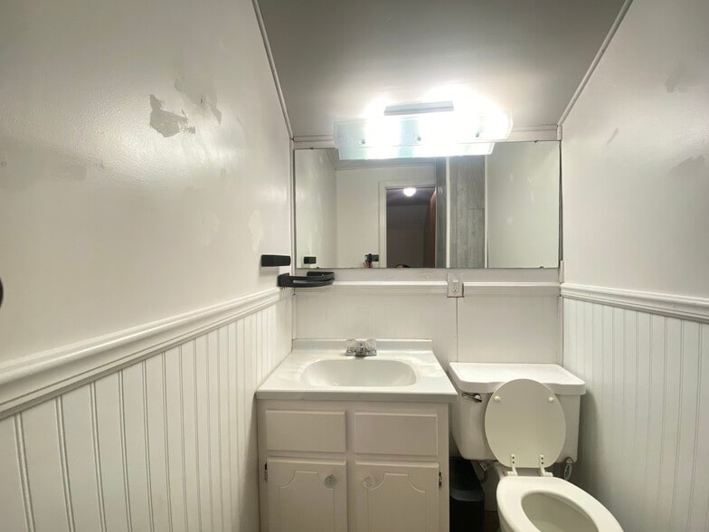 Upstairs half bath - 7440 Mount Herman Rd