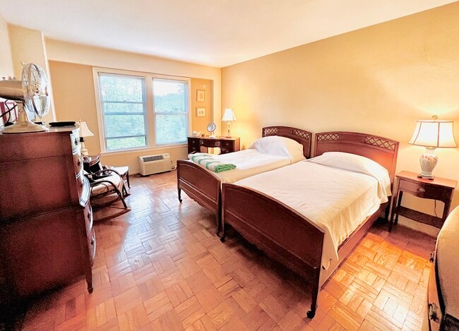 Bedroom with unobstructed views - 2500 Q St NW
