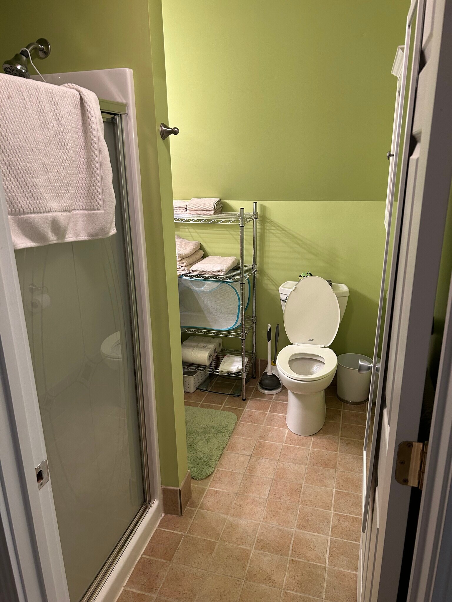 Commode bath and shower - 56 Panorama Dr
