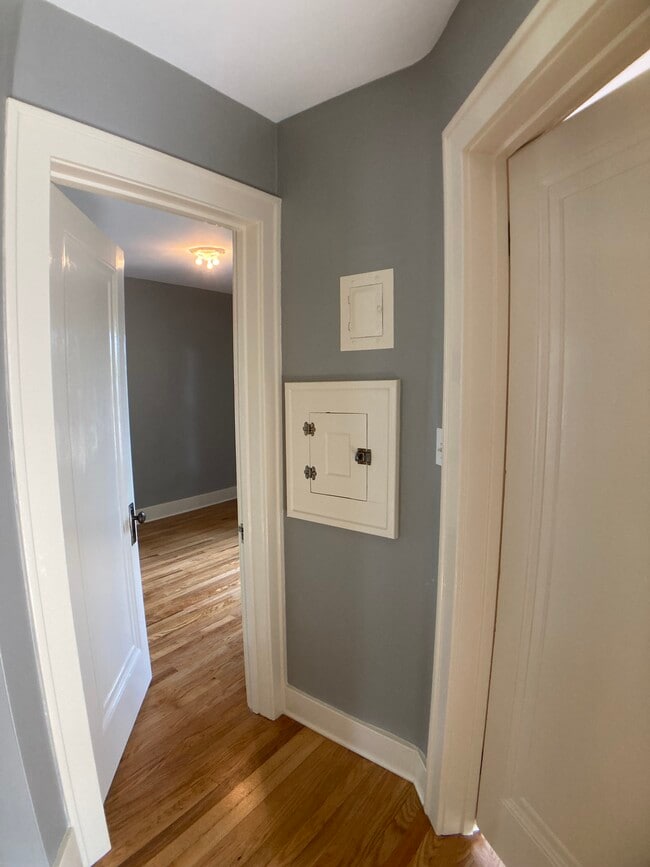 Hall with laundry chute - 903 E 2nd St