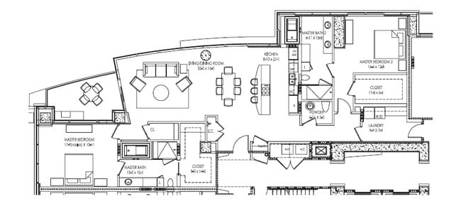 2BR/2.5BA - 2727 Kirby Dr