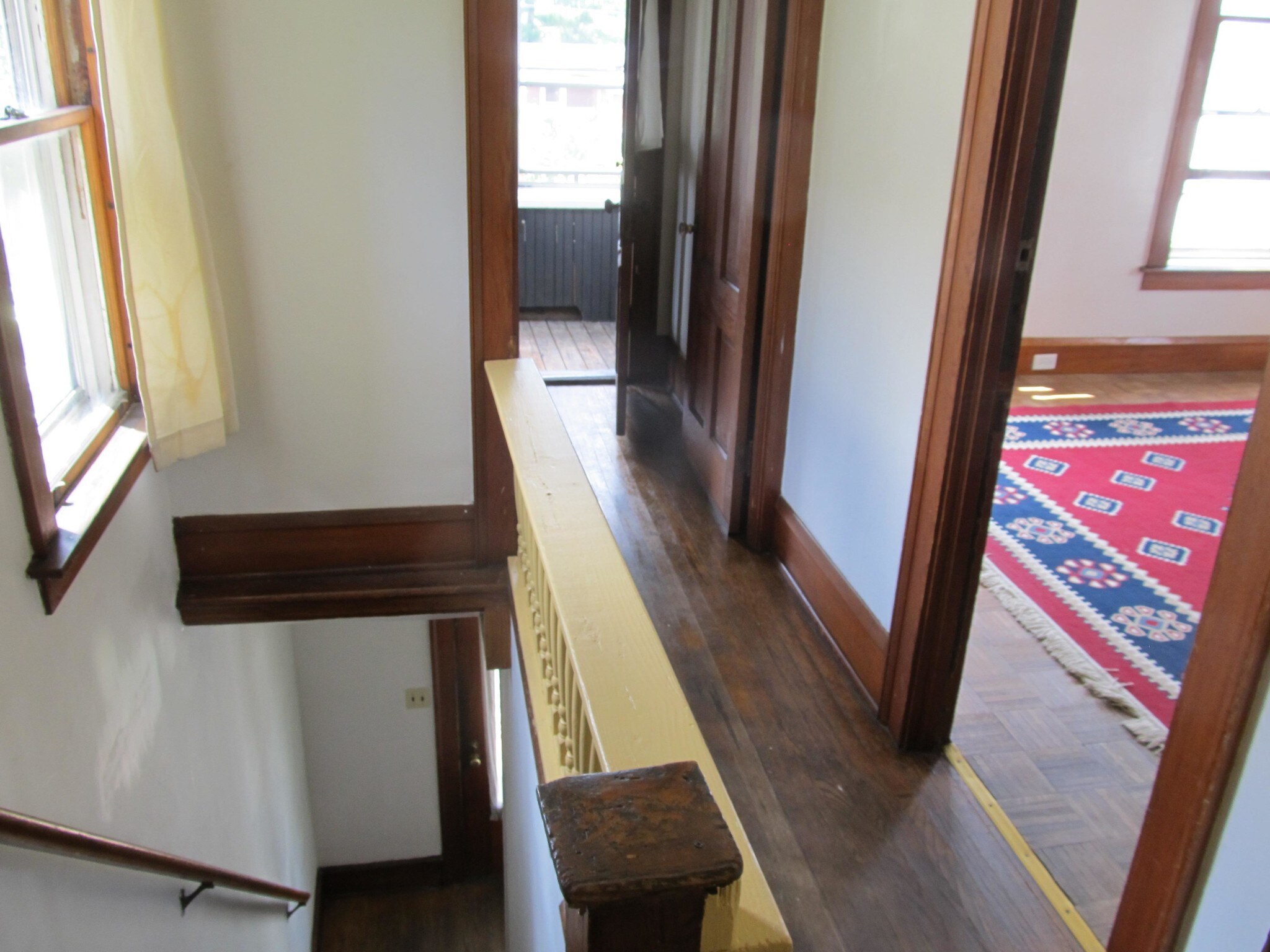 stairs hallway to porch - 132 N Winooski Ave