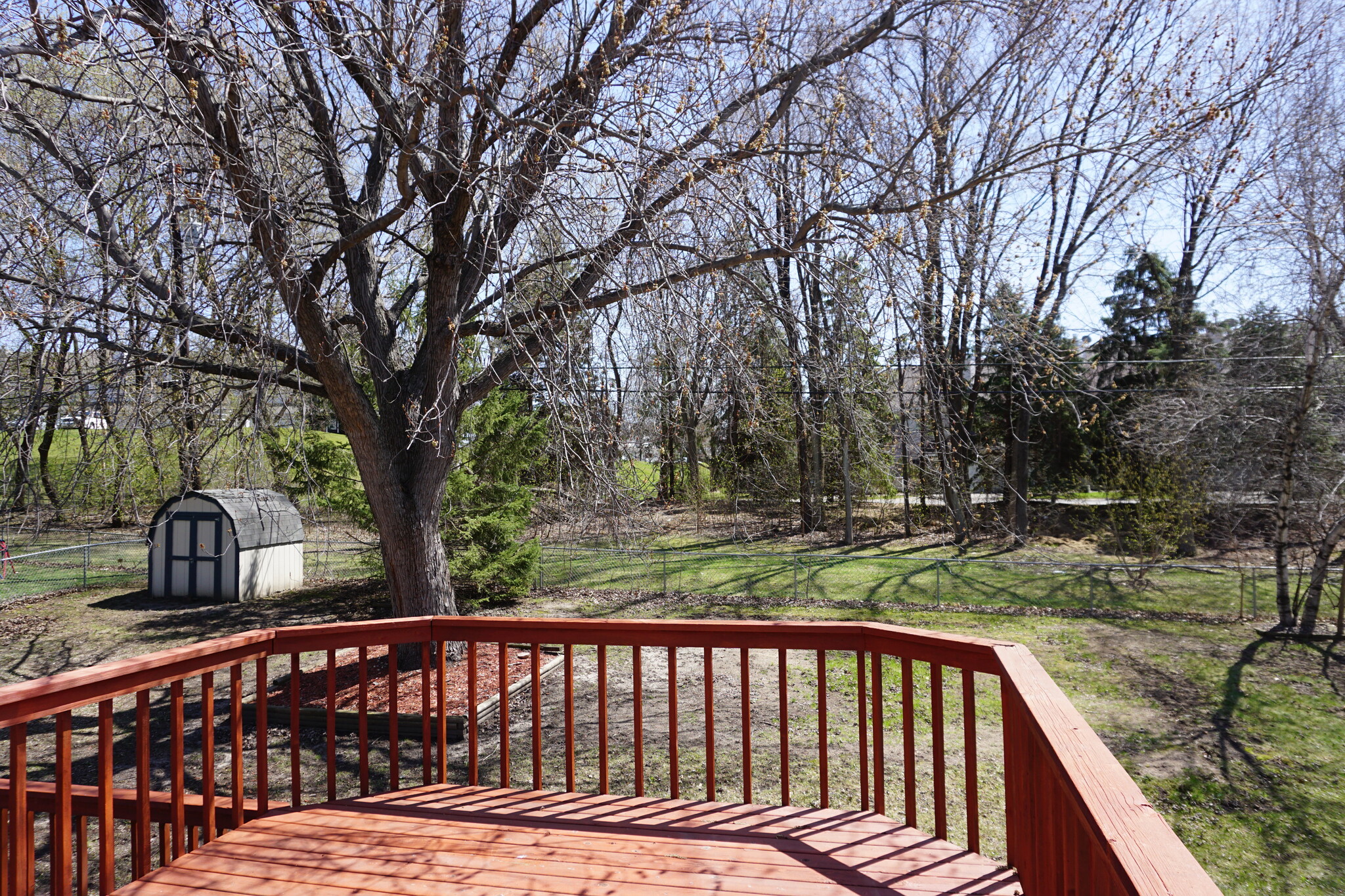 Deck Overlooking Fenced Backyard - 1870 Jade Ln