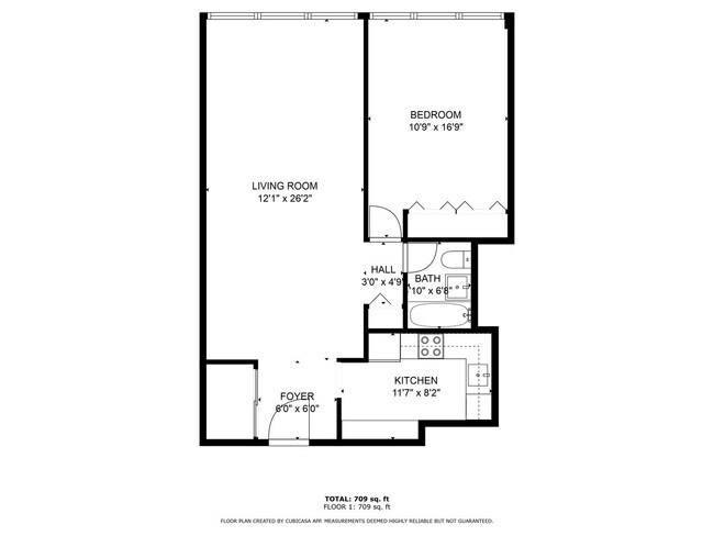 Building Photo - Large 744 sq.ft. 1 bedroom in historic Riverpark DC building