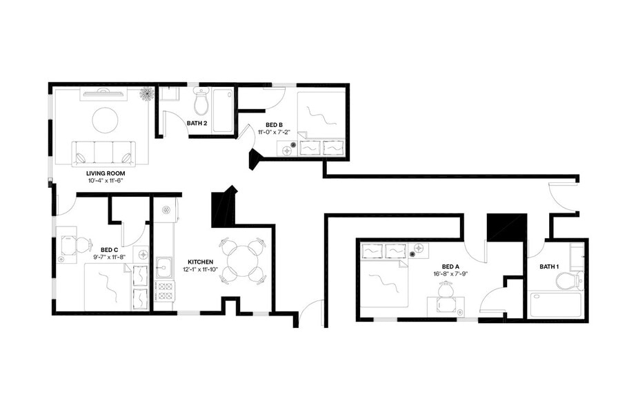 Building Photo - Room in Shared 3 bed/2 bath home