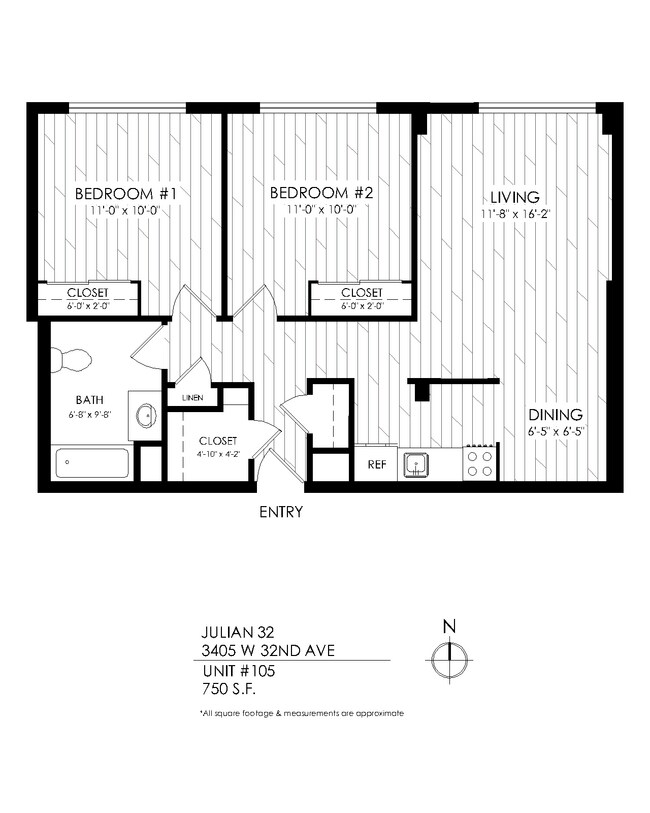 Floorplan - Julian32 at Highlands Square