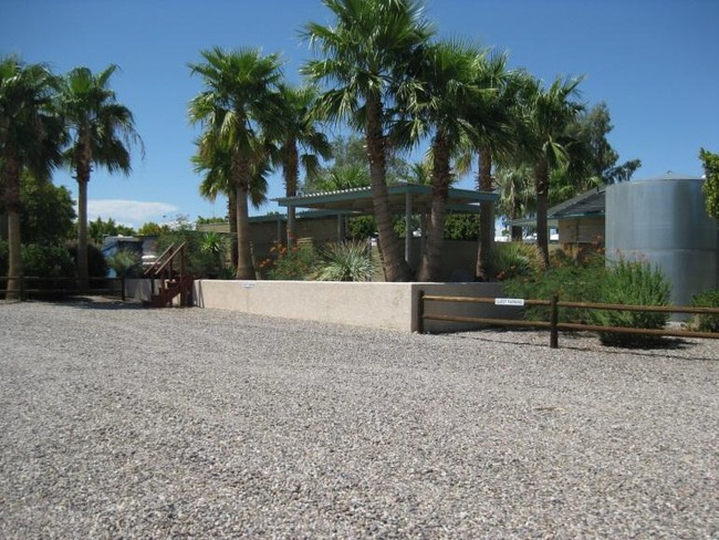 Outside of Pool Area - Desert View RV Resort