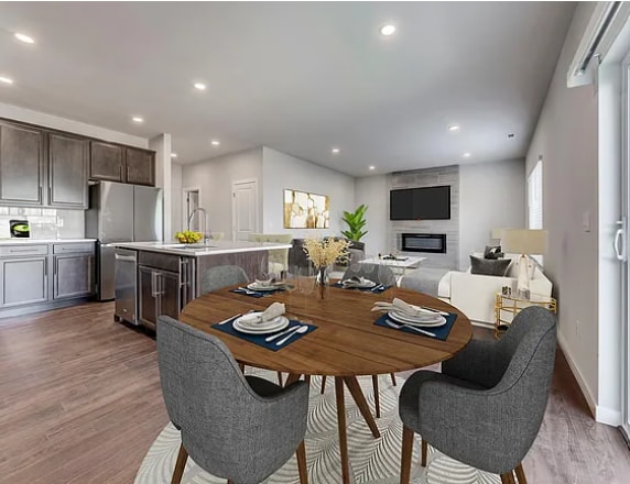 Downstairs common area/kitchen - 7619 11th Pl SE