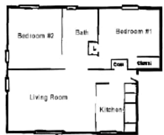 2BR/1BA - Wildwood Gardens