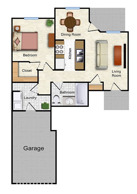 Floorplan - Park West Gardens